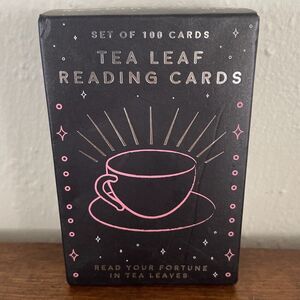 Gift Republic Tea Leaf Reading Cards Read Your Fortune in Tea Leaves 100‎ Cards